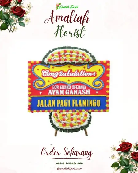 Sewa Papan Bunga Medang